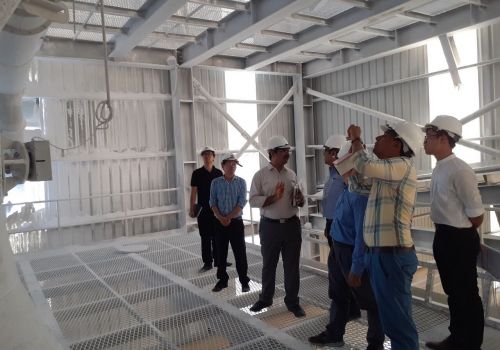 Gặp gỡ và giới thiệu dây chuyền sản xuất bột đá siêu mịn tới khách hàng